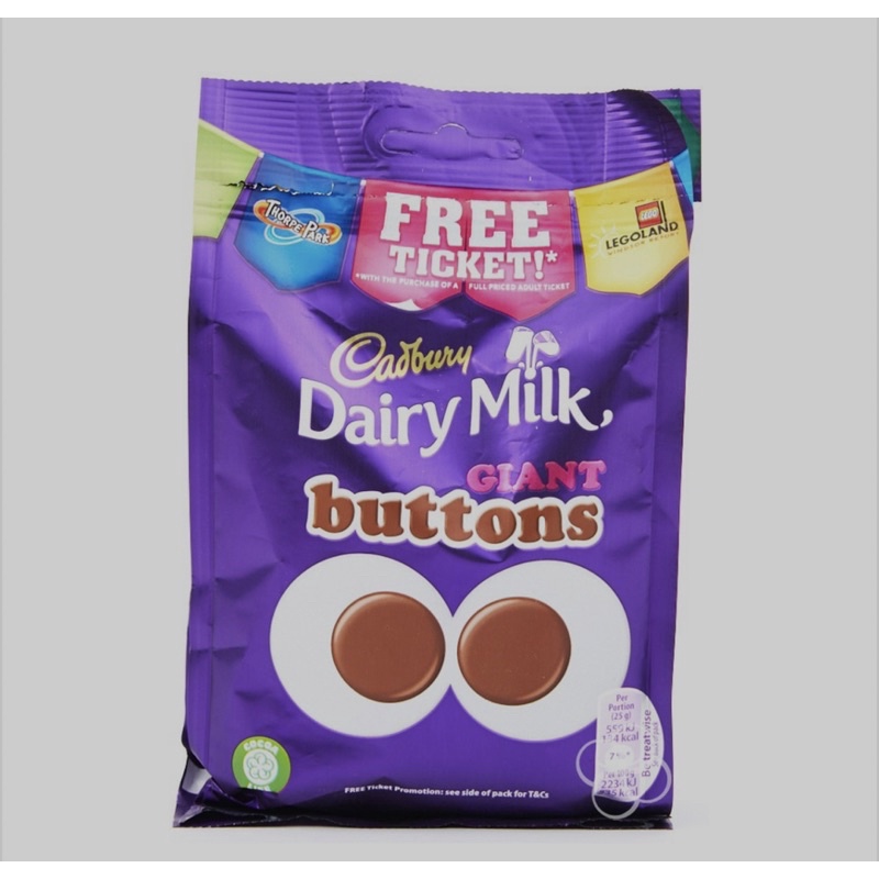 Cadbury Dairy Milk Giant Buttons Pouch 119g | Shopee Philippines