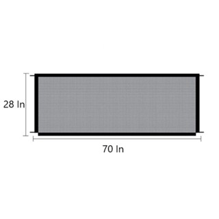 Portable Dog Gate Pets Barrier Fences Breathable Mesh Dog Safety Door Pet Guard Baby Safety Fence #3