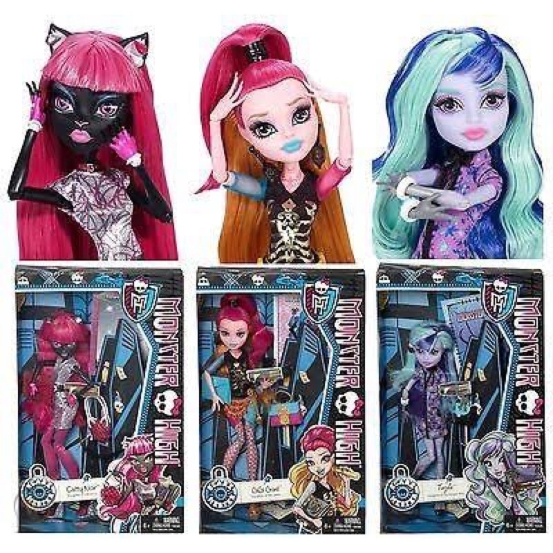 Monster High New Scaremester Dolls Catty Noir, Gigi Grant & Twyla ...