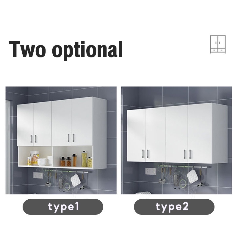 Exinhome Kitchen Hanging Wall Bedroom Mounted Storage Wardrobe