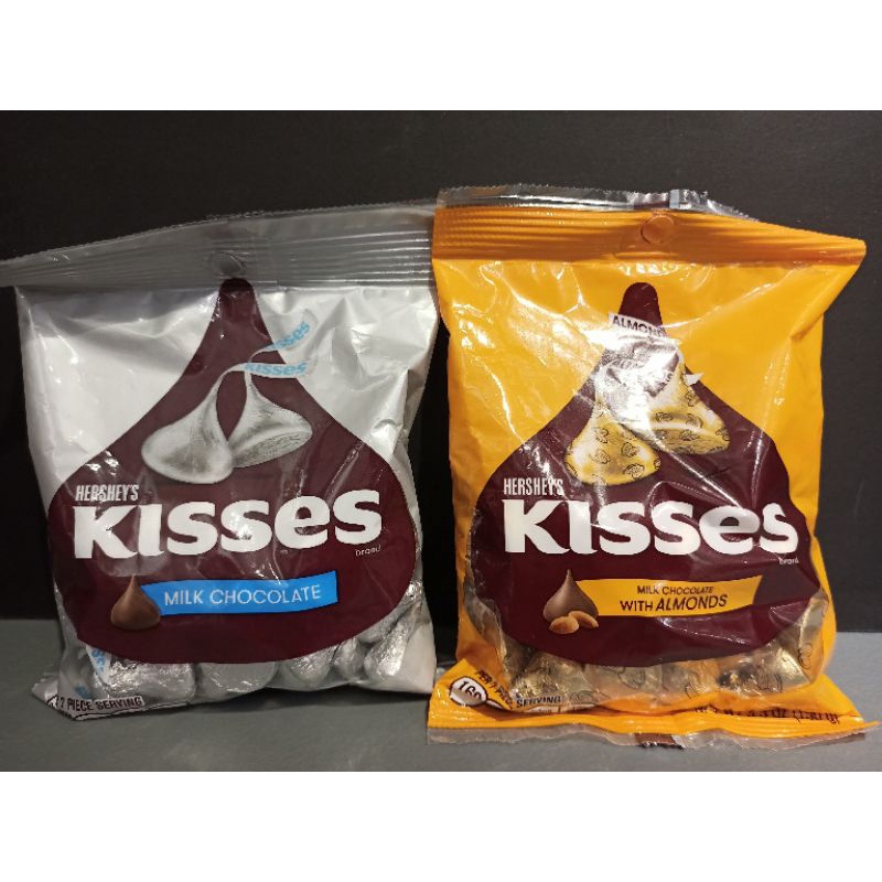 HERSHEY'S KISSES MILK CHOCOLATE & ALMONDS 150grams Shopee Philippines