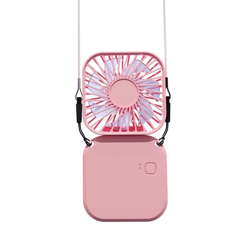 Foldable Pocket Fan Handheld Rechargeable Mini Fan Neck Hanging Fan