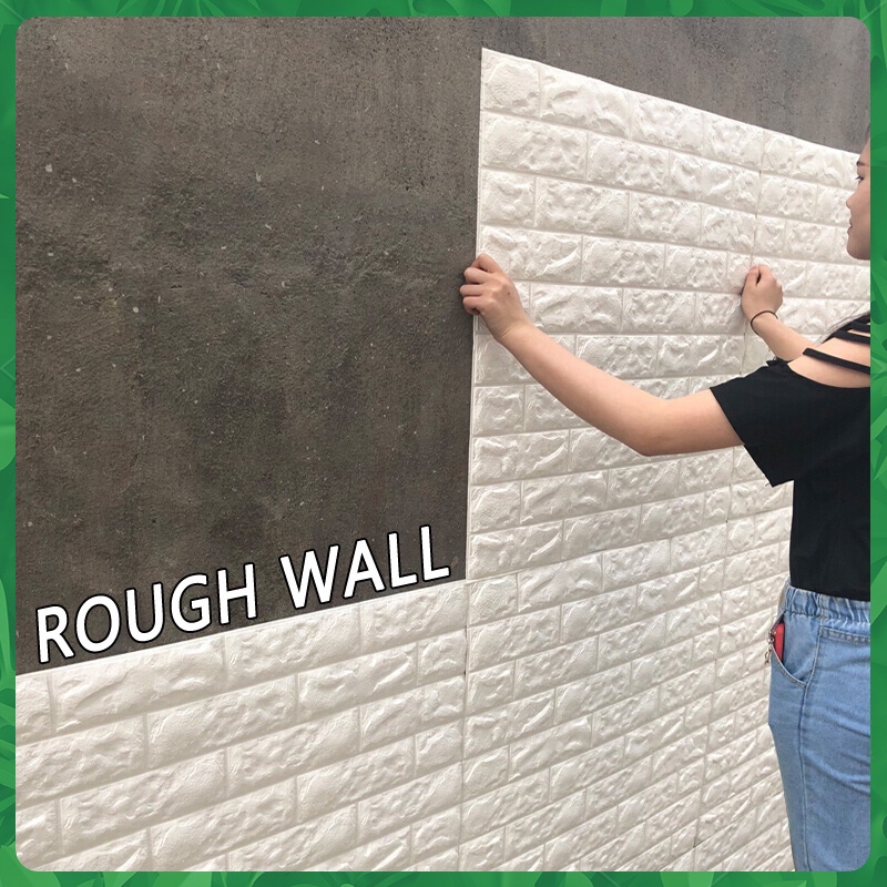 BIG SALE 3D Wallpaper Brick Design PVC Wallpaper Foam Wall Stickers For