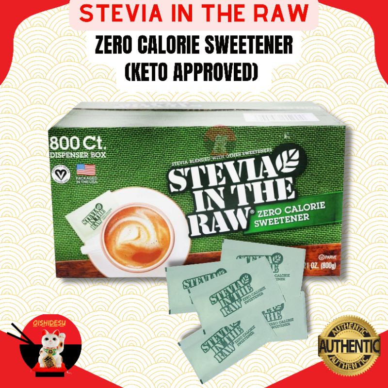 Stevia In The Raw Zero Calorie Sweetener (KETO Approved) 10 Packets