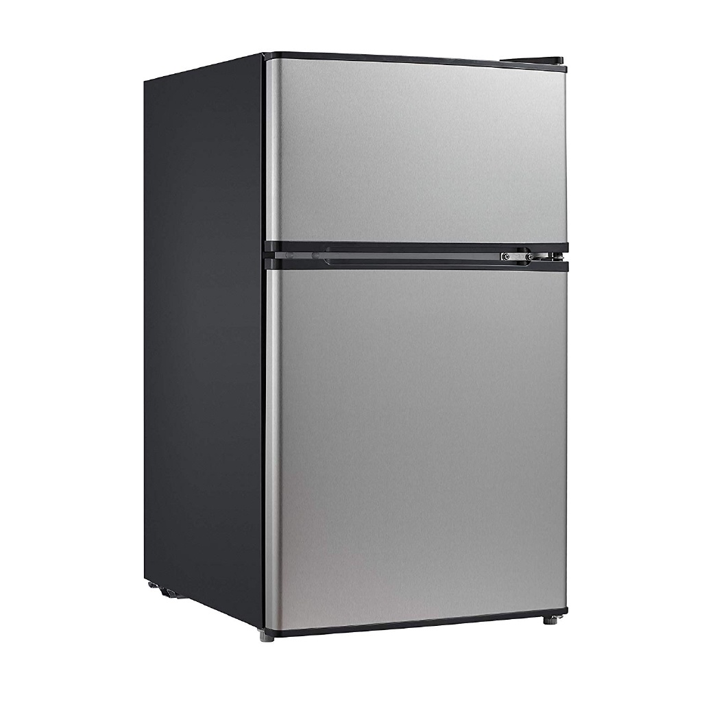 WHD113FSS1 Double Door Mini Fridge with Freezer for Office Dorm