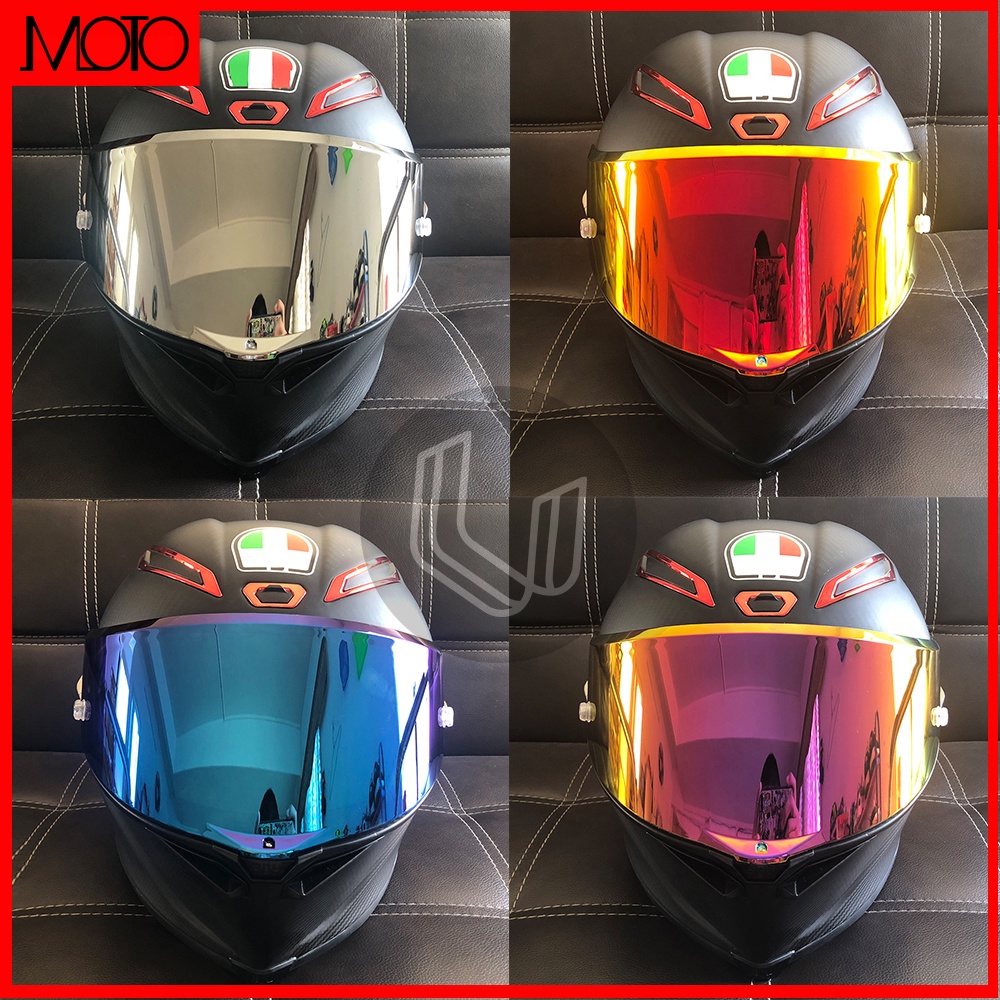 AGV VISOR CORSA PISTA 用Q-7イリジウムブルー スモーク - ヘルメット