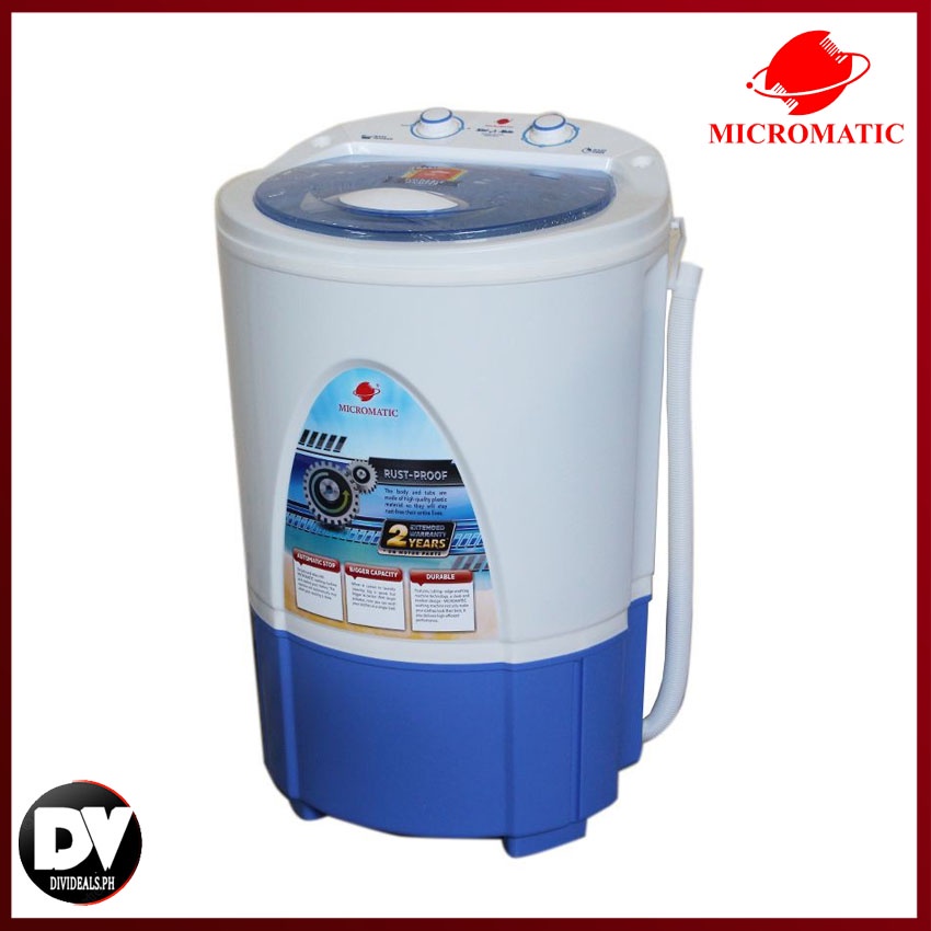 Micromatic Single Tub Washing Machine 8kg MWM850 Shopee Philippines