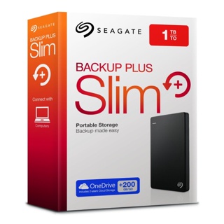 Seagate 1TB Backup Plus Slim New USB 3.0 Portable External Hard Drive
