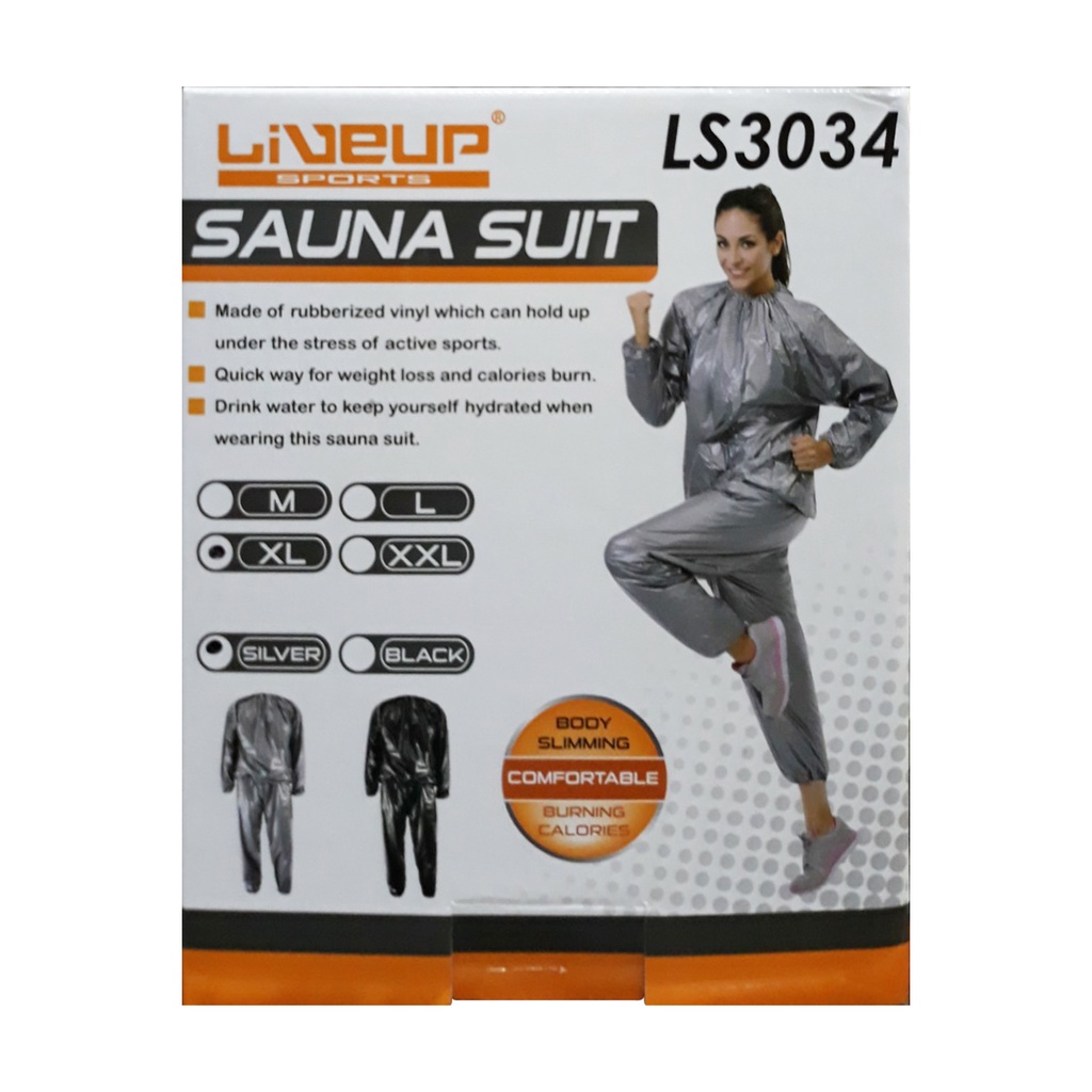 LiveUP LS3034 Sauna Suit (for weight loss and calories burn) Shopee