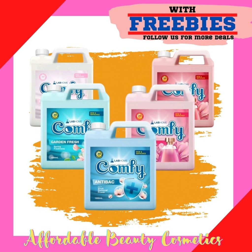 LABHOME Comfy 1000mL New and Improved Liquid Fabric Conditioner Fabric ...