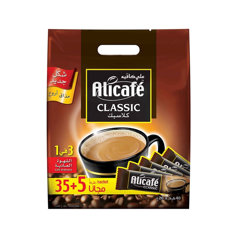 AliCafe Classic 3in1 Instant Coffee 35+5 sticks | Shopee Philippines