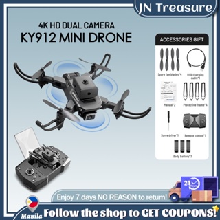 2022 New KY912 Drone Mini Drone With Camera 4K HD 2.4G Wide Smart Obstacle Avoidance RC Drones