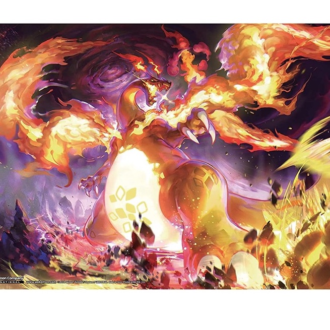 Charizard Ultra Premium Collection Exclusive Charizard VMAX Playmat Pokemon TCG Shopee
