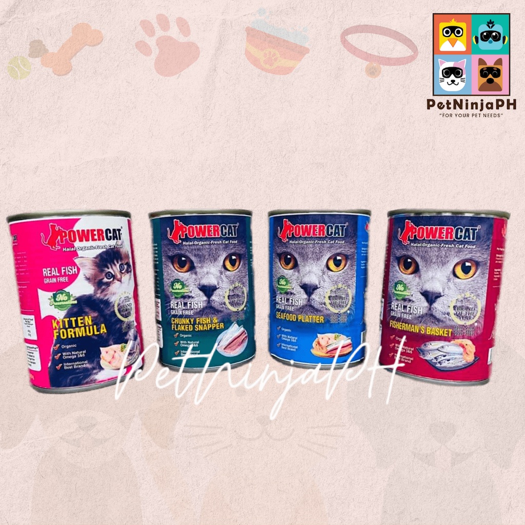 Powercat Wet Can Food Cat Food 400 g Shopee Philippines