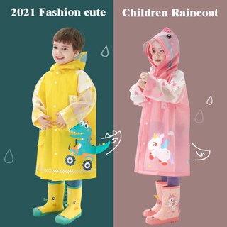 Kids Waterproof Raincoat Children Cartoon Animal Style Rainwear Baby Cute Funny Waterproof Poncho