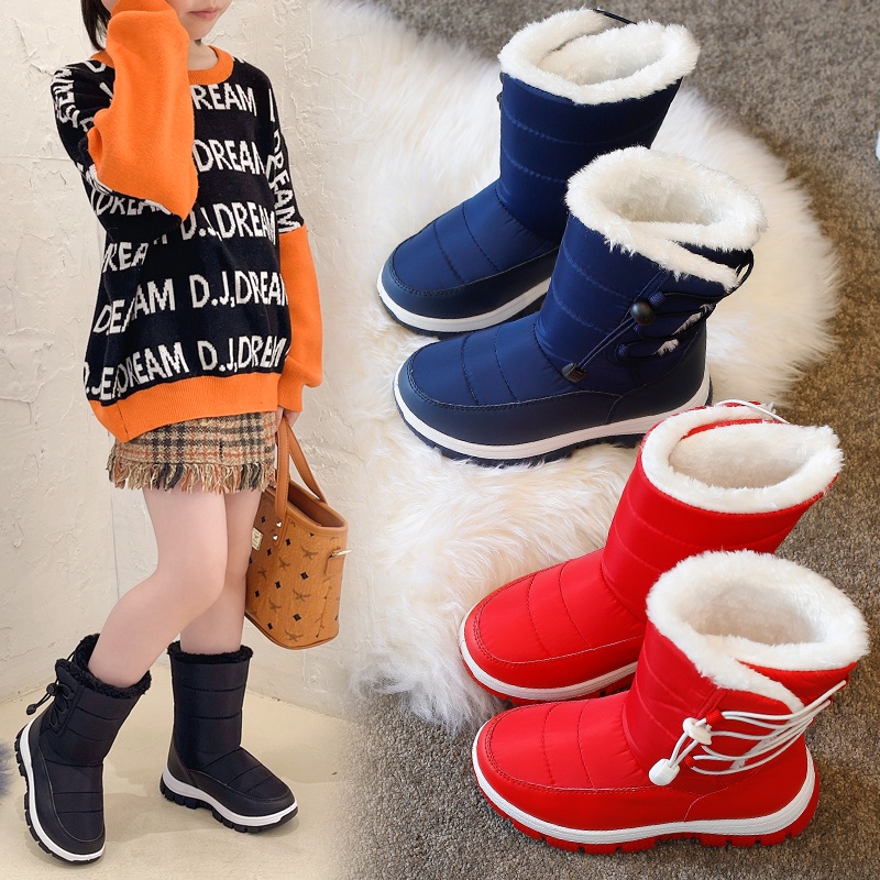 Classic Snow Boots Children's Shoes Cotton Fleece-Fleece-Fleece-Fleece ...