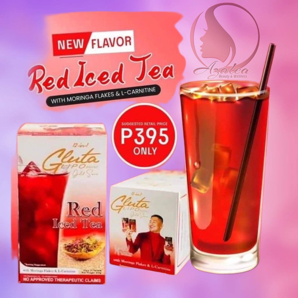 Gluta Lipo Gold Series Red Iced Tea Shopee Philippines