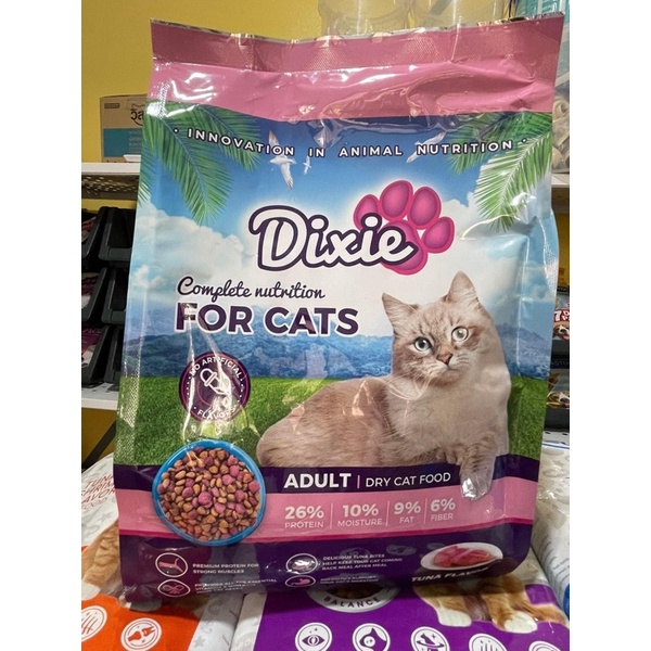 Dixie Dry Cat Food 1kg Orig Pack 