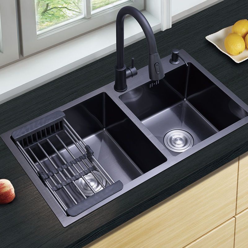 Kitchen Sink 304 Stainless Steel Sink Single/Double 3mm Thickness