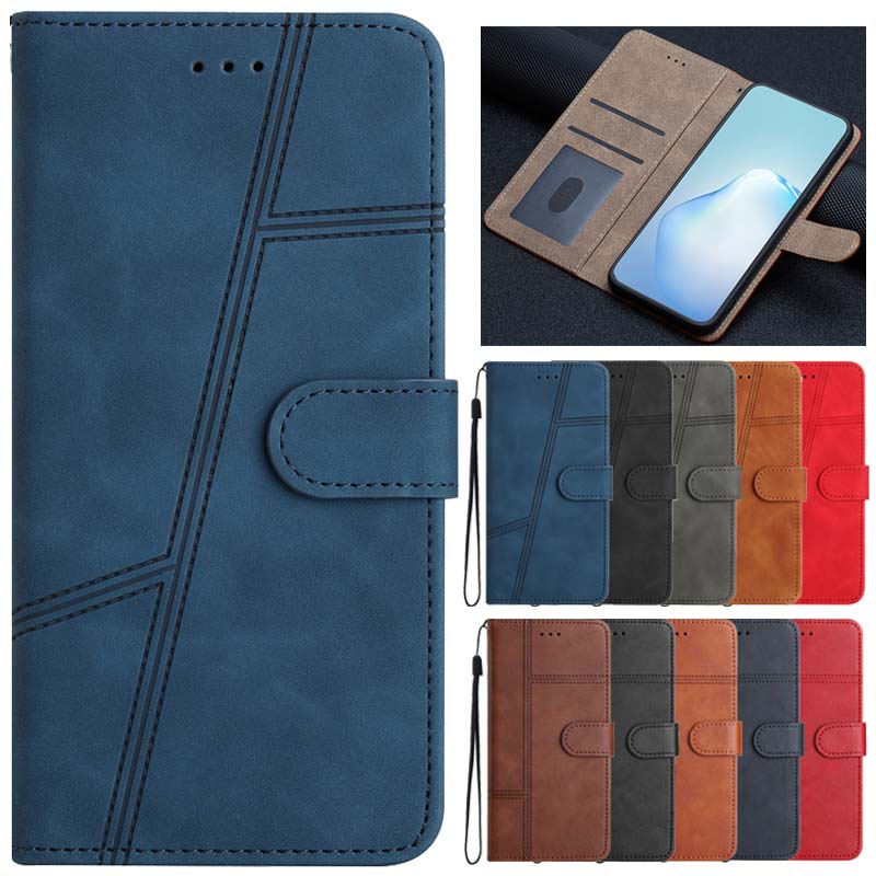 For Samsung Galaxy A04s SMA047F Case 6.5" Matte Leather Flip