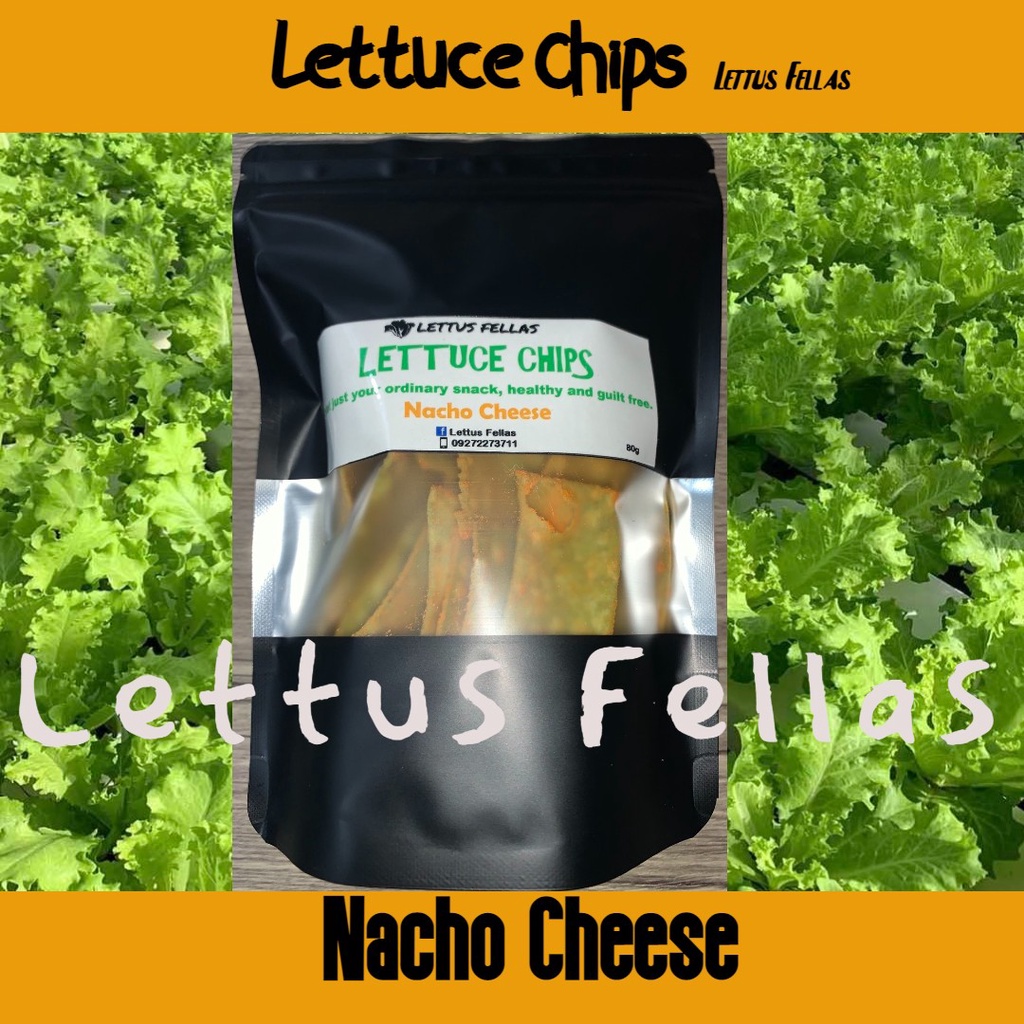 Lettuce Chips Nacho Cheese (Lettus Fellas) Shopee Philippines