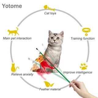 YOTOME Christmas Decorations Cat Catcher Teaser Toys Durable with Bell for Pet Supplies