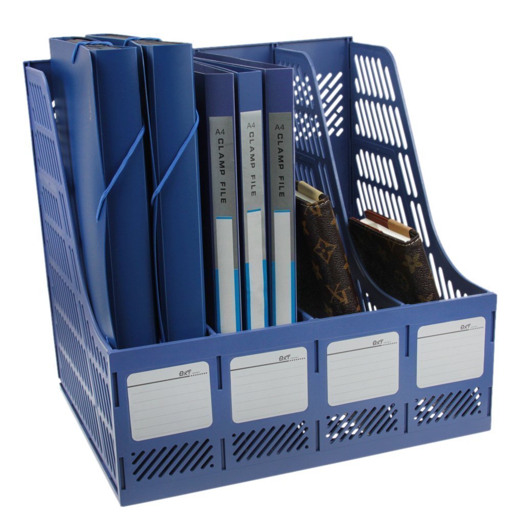 ACB Function Plastic Section Dividers Document File Paper Magazine Rack Holder For Office Home Schoo