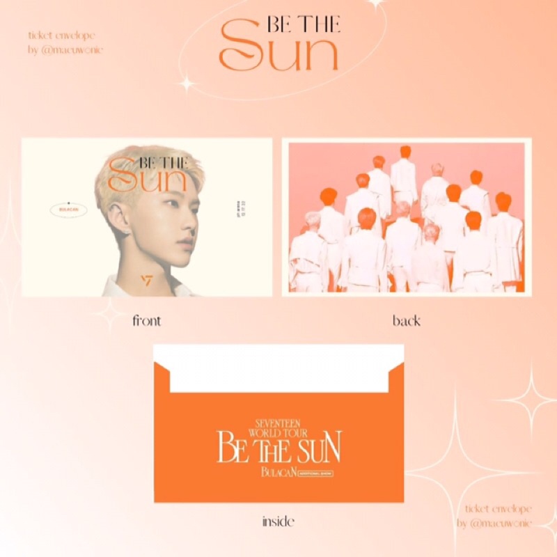 SEVENTEEN BeTS in Bulacan Ticket Envelope | Shopee Philippines