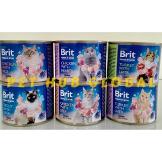 THE NEW▤☋BRIT PREMIUM BY NATURE CAT CANNED FOOD 200g