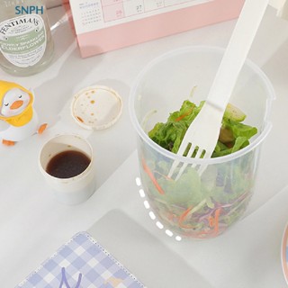 [SNOW] Fresh Salad Cup to Go Container Set with Fork Sauce Cup Portable Picnic Bento [PH] #3