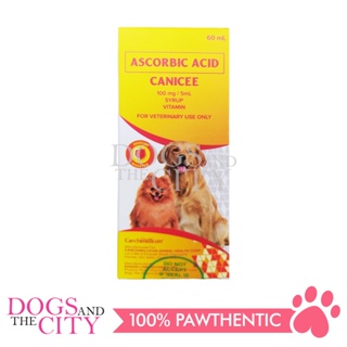 ☒∋CM Canicee Ascorbic Acid Pet Vitamins (Immune Booster) 60ml