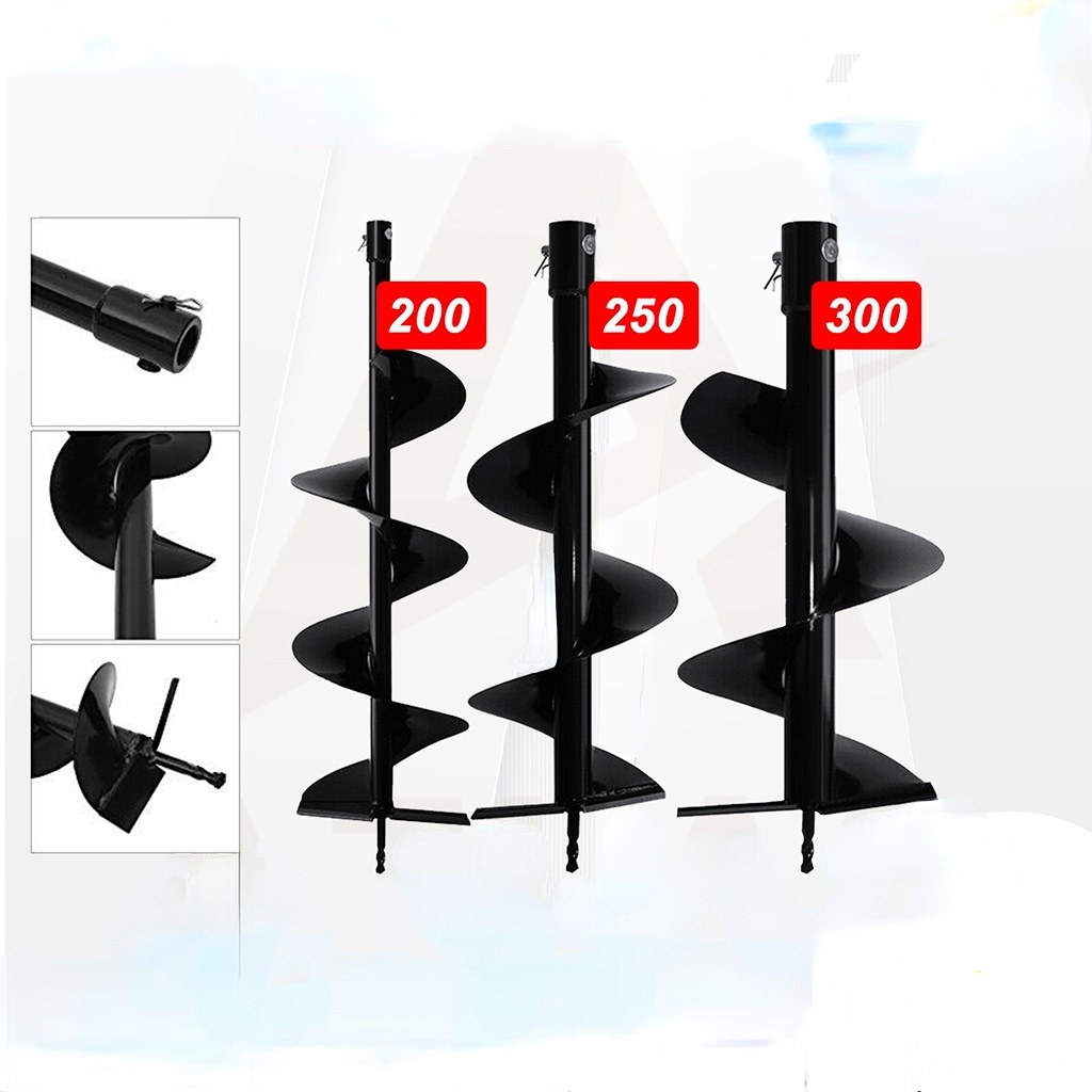 Earth Auger Bits 100mm,150mm, 200mm, 250mm, 300mm | Shopee Philippines