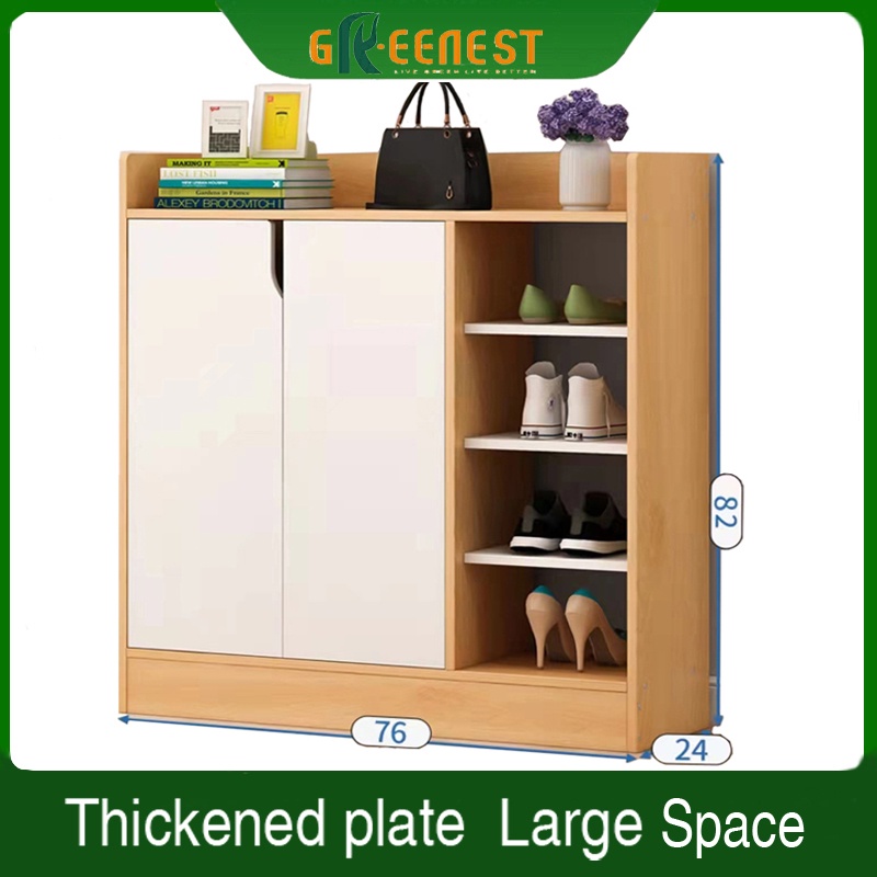 Greenest Shoe rack wood shoe shelf wooden shoes rack hanging wall shoe