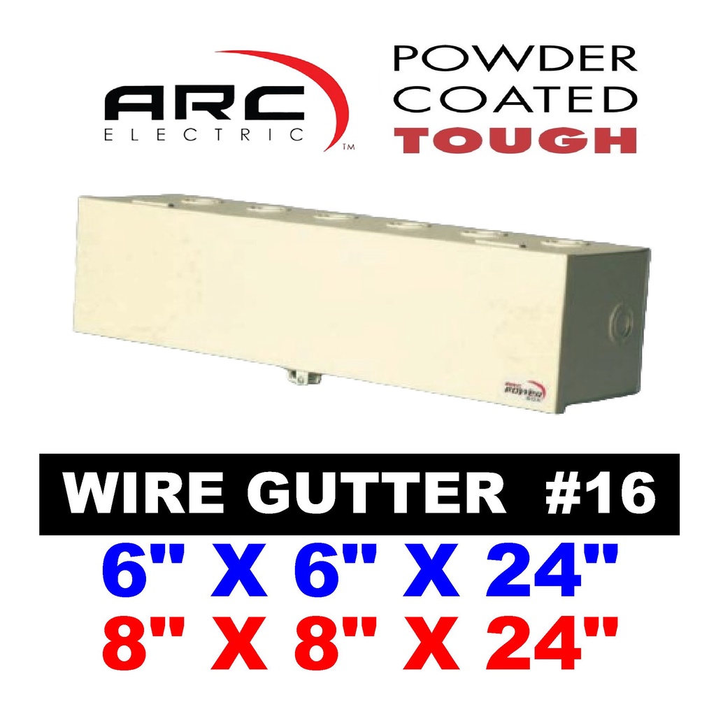ARC WIRE GUTTER BOX 6X6X24 or 8X8X24 HEAVY DUTY Shopee Philippines