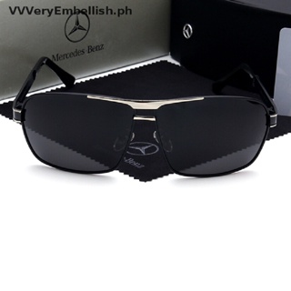 VVVeryEmbellish   Mercedes Benz sunglasses Fashion Men's Polarized Mirror Classic Metal Eyeglasses   PH #4