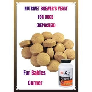 Nutrivet Brewers Yeast (Repacked Chewable Tablets) For Healthy Skin and Coat of Puppies and Adult Do