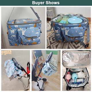 【Ship in 48h】Baby Bag Large Capacity Stroller Bag Multifunctional Mommy Shoulder Bag Portable Baby Diaper Bag Baby Bottle Cup Bag #8