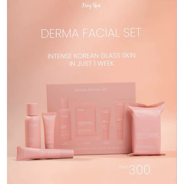 Fairy Skin Derma Set(Buy 2 take 1 cotton pads)