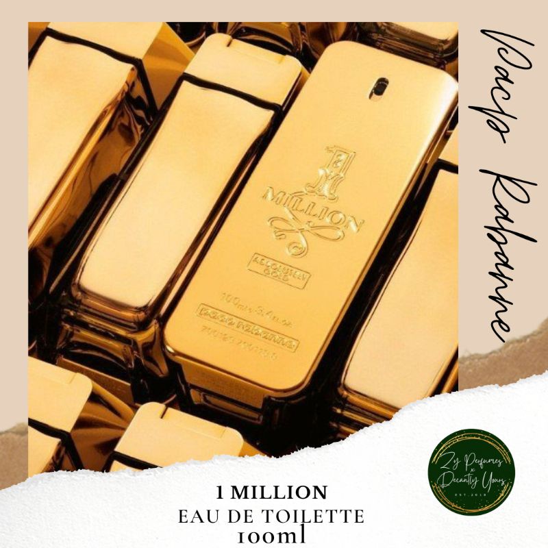 Paco Rabanne 1 Million 100ml Eau De Toilette | 3.4fl.oz. / 100ml ...