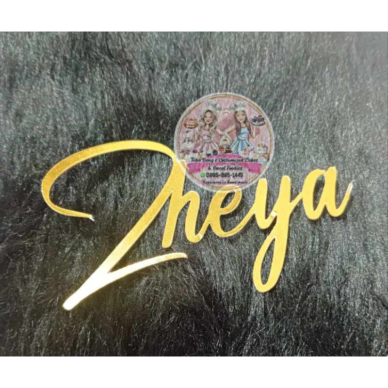 PERSONALIZED CAKE TOPPERS Shopee Philippines