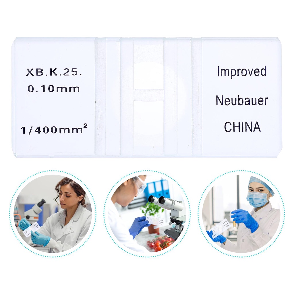 1 Pc Yeast Counting Chamber Neubauer Cell Counting Chamber Blood Counting Board Cell Counting Board