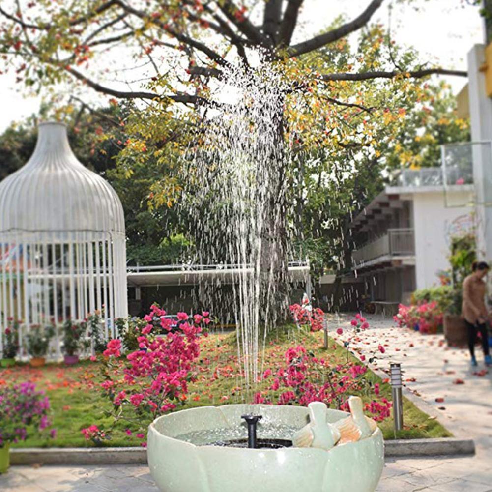 Floating Solar Fountain Garden Waterfall Fountain Pool Solar Bath Pond Decoration Water Fountain Pow