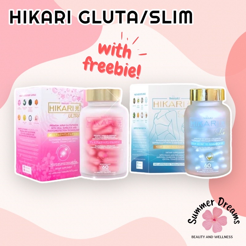 Hikari Ultra by Beauty&U Premium Japan Glutathione with Oral Sunblock and Photoprotection