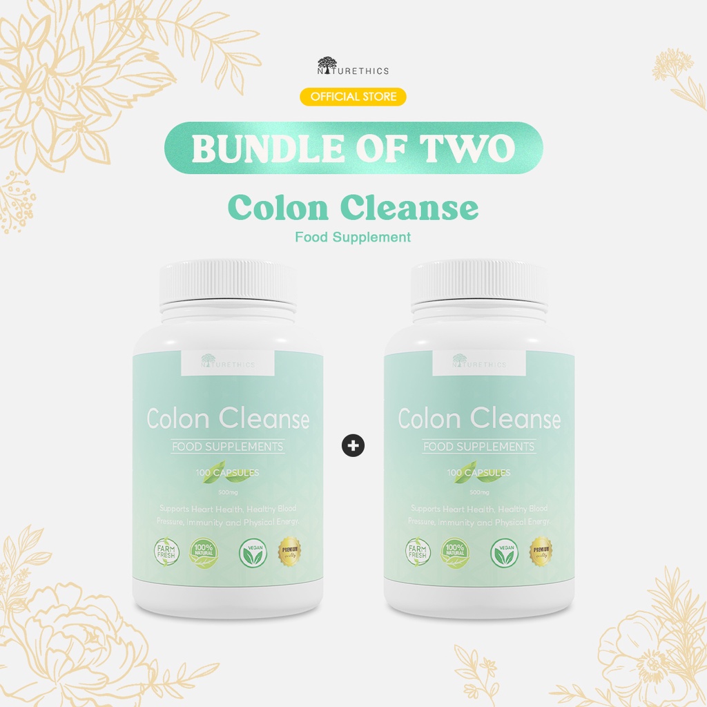 Naturethics Colon Cleanse Bundle of 2 Food Supplement Shopee Philippines