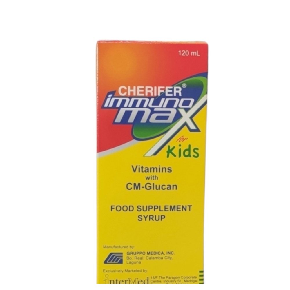 stockNEWↂCherifer Immunomax Forte Syrup for Kids 120 mL