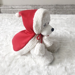 Pet Cloak Dog Christmas Clothes Cat New Year Holiday Puppy Teddy
