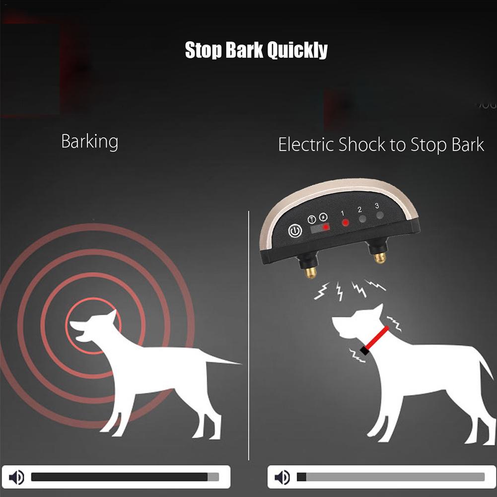 Dog accessoriesln stockPet Dog Anti Bark Guard Waterproof Auto Anti Humane Bark Collar Stop Dog Bar #6