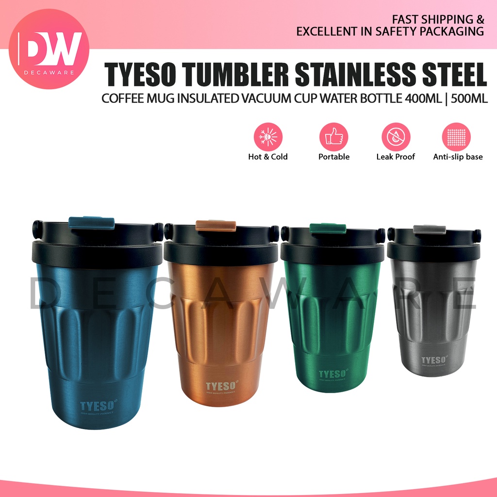 ss stainless steel vacuum travel tumbler mug (400ml)
