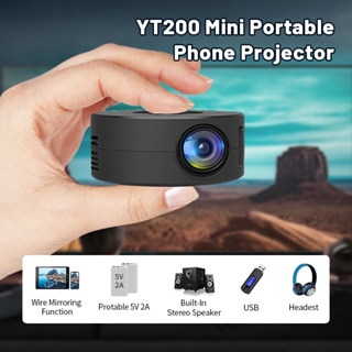 [Stock] [Available] Mini Portable Outdoor Projector  Phone Projector Compatible With Ios Android