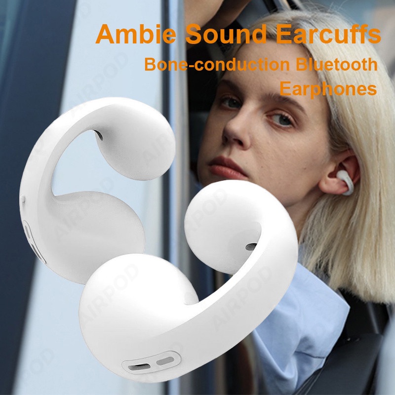 For environment with ear cuffs bone conduction ear earring type